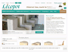 Tablet Screenshot of lecopot.com